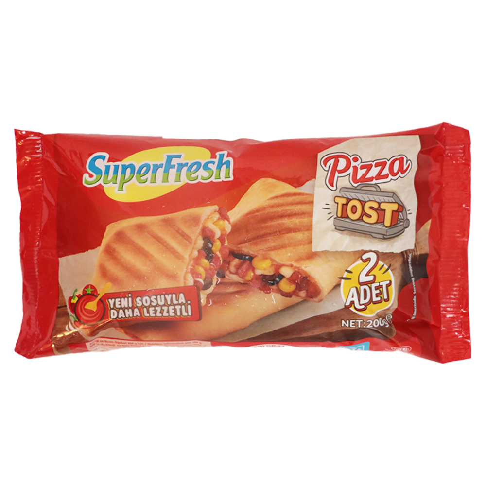SuperFresh Pizza Tost 2 Lİ 200 Gr