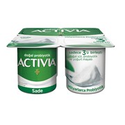 Danone Activia Yoğurt 4*100 Gr Sade