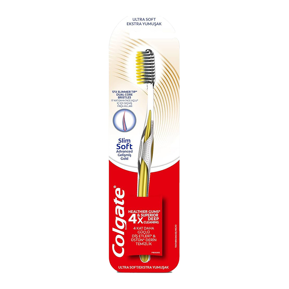 Colgate Diş Fırçası  Slim Soft Gelişmiş Gold Extra Yumumuşak