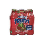 Uludağ Frutti Karpuz Çilek Aromalı Maden Suyu 6*200 ml