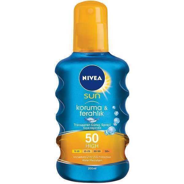 Nivea Sun 50 Faktör Transparan Güneş Kremi Sprey 200 Ml.