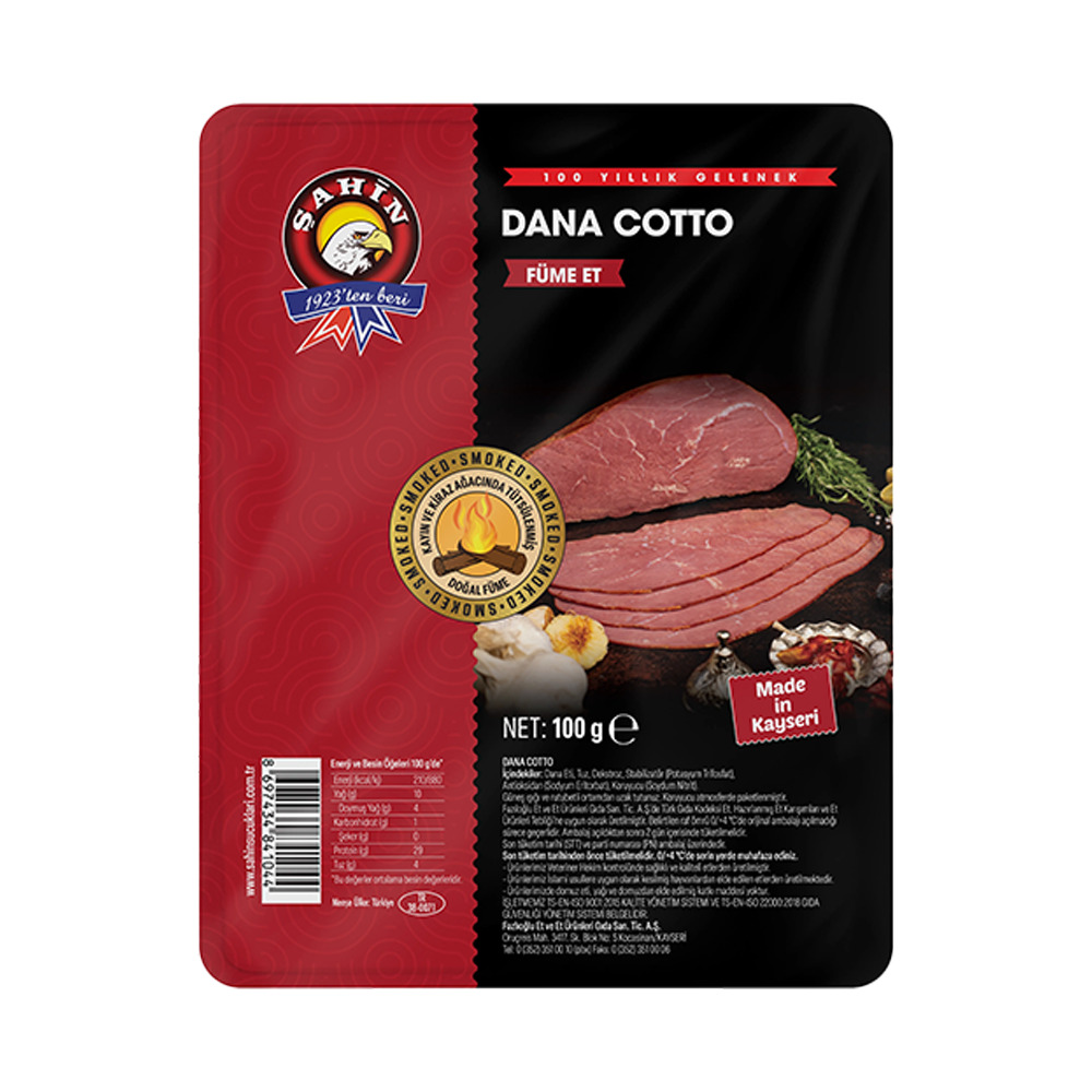 Şahin Dana Cotto 100Gr