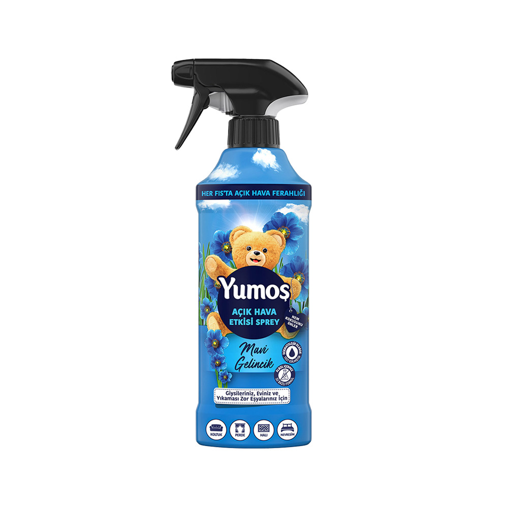 Yumoş Sprey 430Ml Açık Hava Etkisi Mavi Gelincik