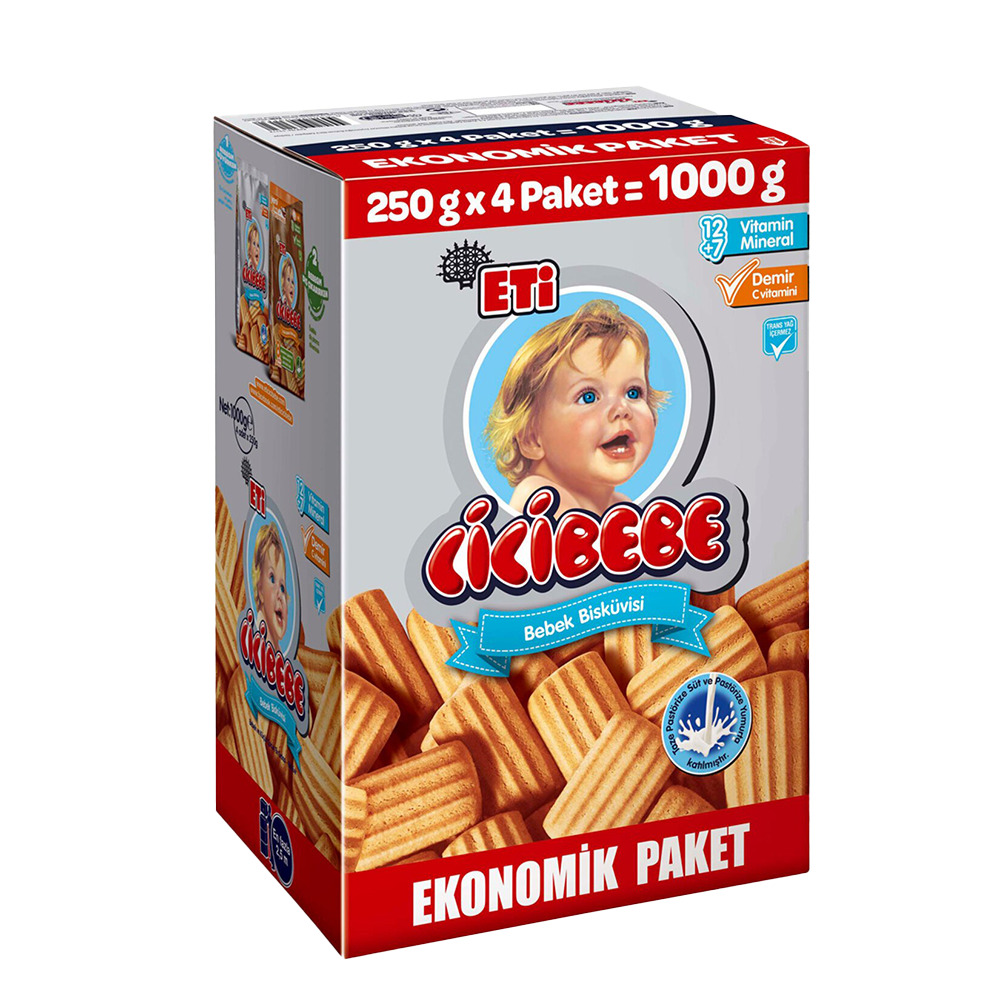 Eti Cici Bebe 1000 Gr Kutu