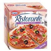 Dr. Oetker Ristoante Mini Pizza Mista 4’lü 600 Gr.
