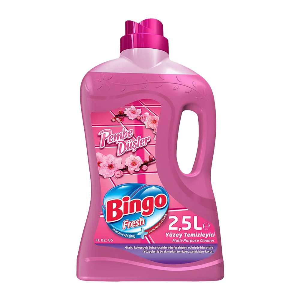 Bingo Fresh Yüzey Temizleyici 2,5 Lt  Pembe Düşler 