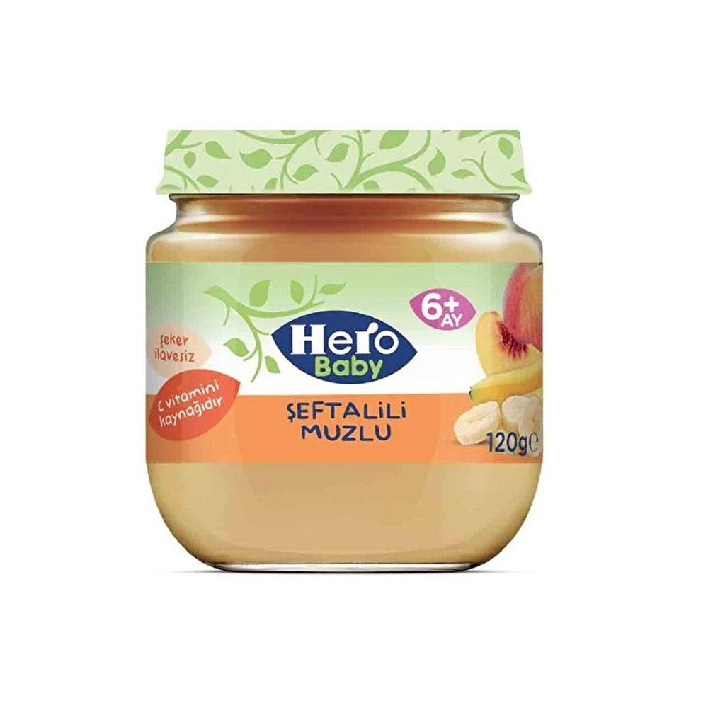 Hero Baby 120 Gr Kavanoz Şeftali Muzlu
