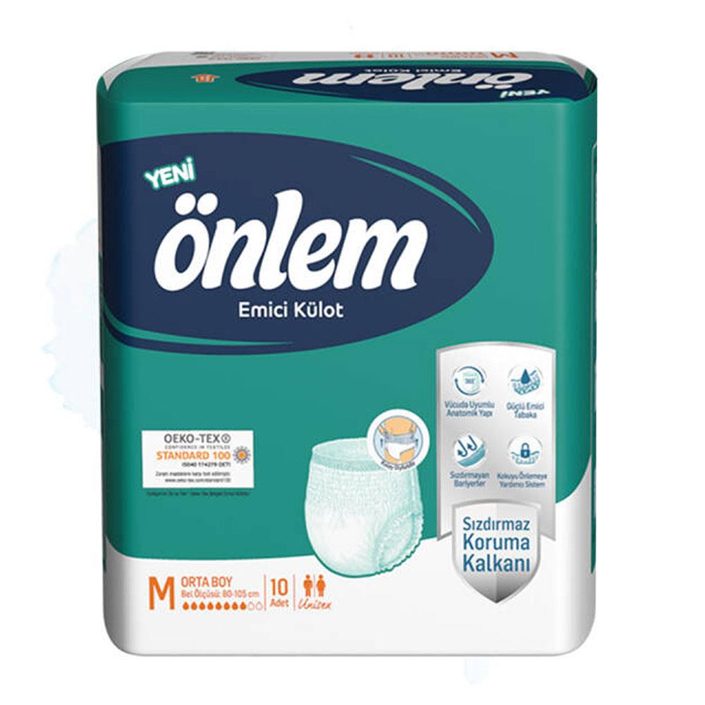 Önlem Emici Külot Hasta Bezi 10Lu Medium 