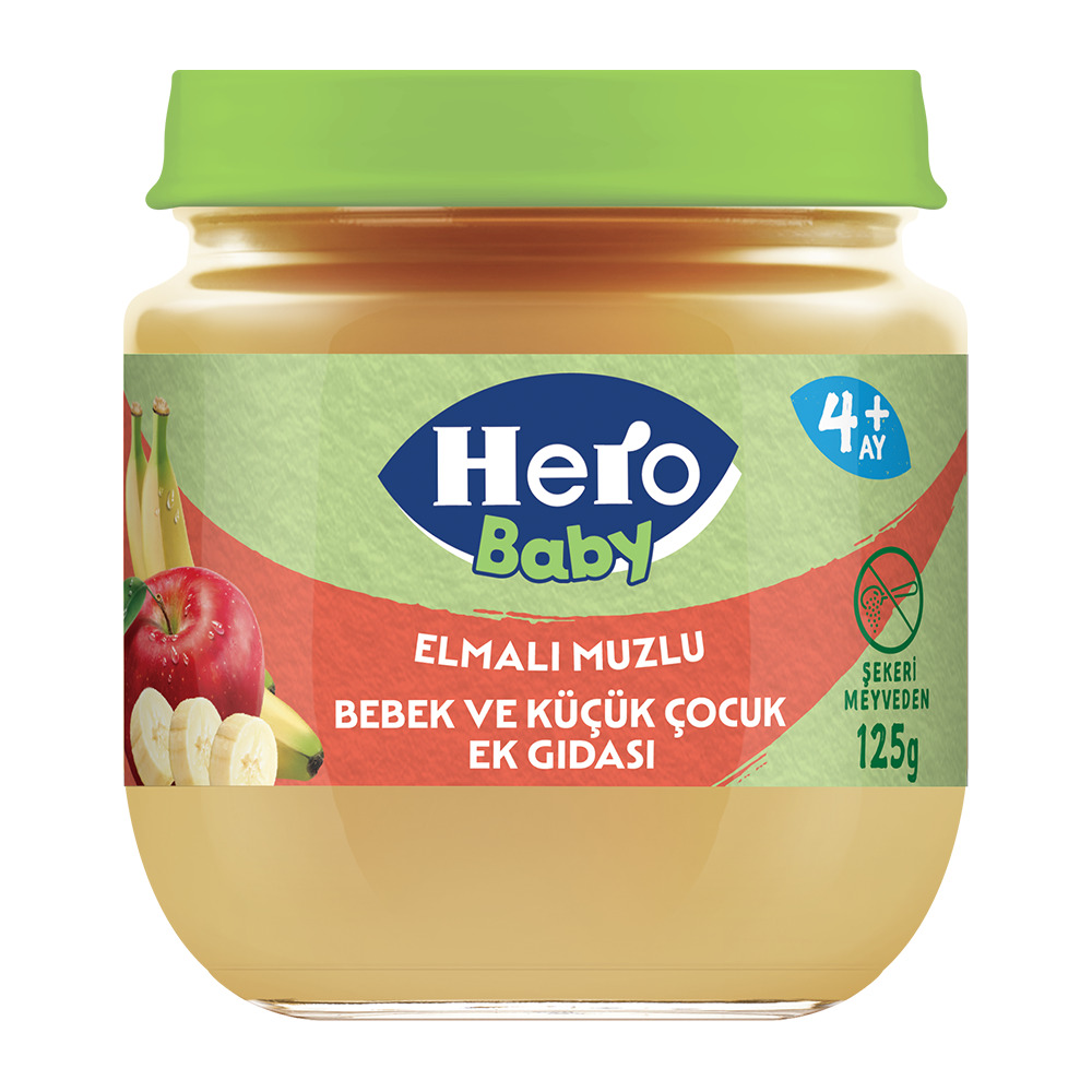 Hero Baby Sütlü Elma Muz 125 Gr 