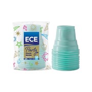 Ece Party Renkli Plastik Bardak 180cc 10Lu