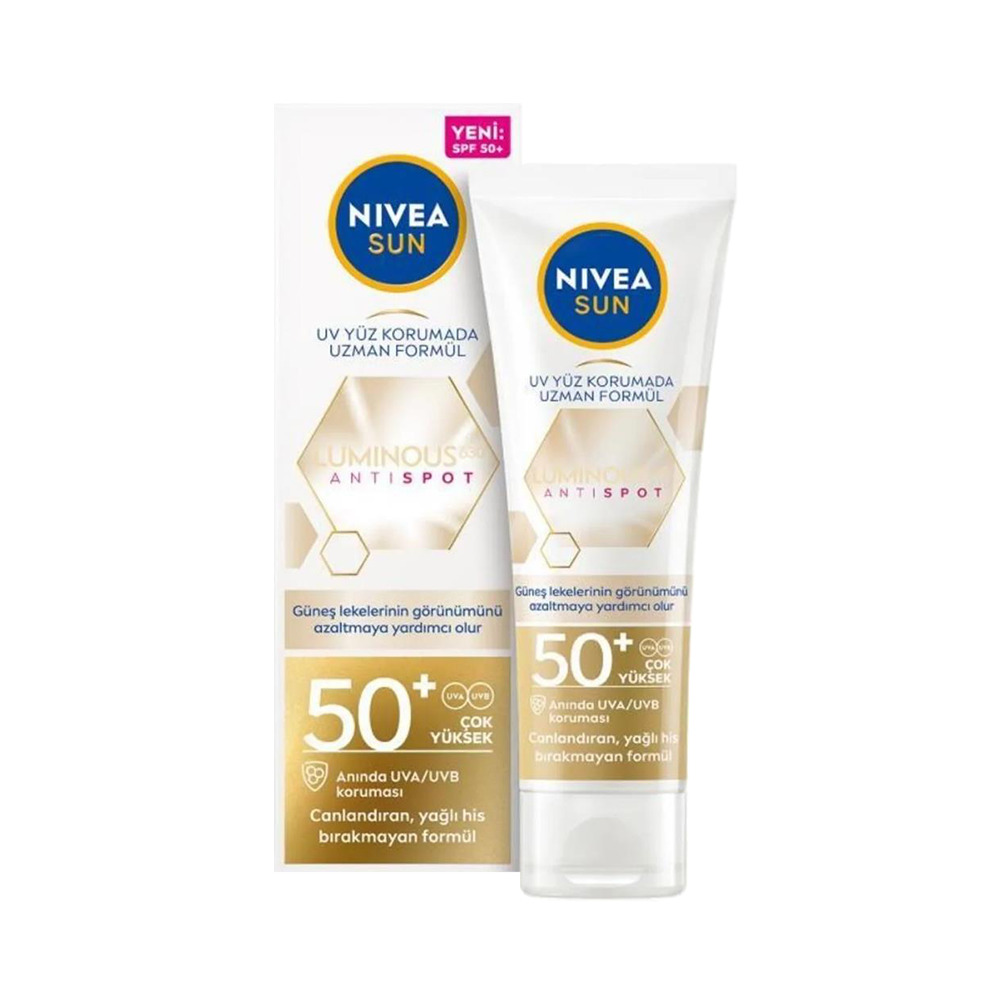 Nivea Sun Luminous630 Leke Karşıtı Gündüz Yüz Bakım Kremi 50 Spf 40 ml