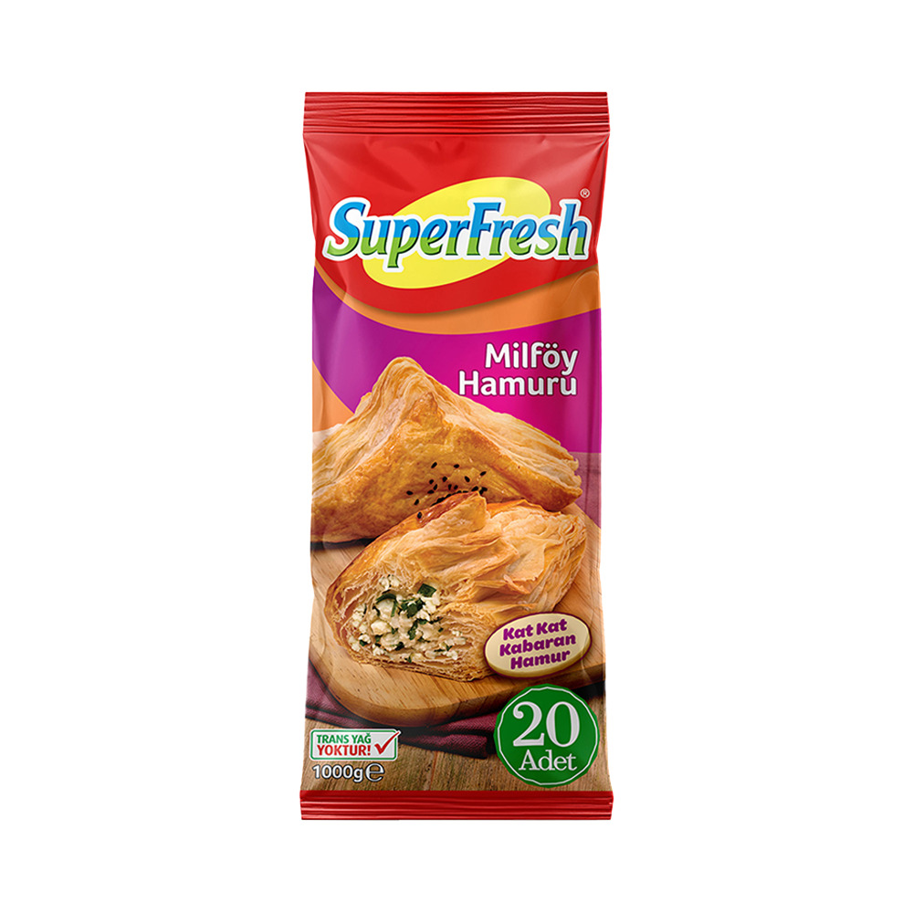 SuperFresh Milföy Hamuru 1000 Gr