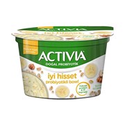 Actıvıa Doğal Probiyotik Bowl Muzlu Yulaflı Fındıklı Yoğurt 150 Gr