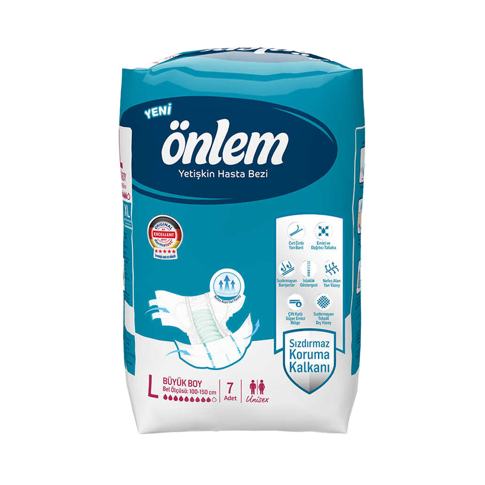 Önlem Hasta Bezi 7'Li Large**