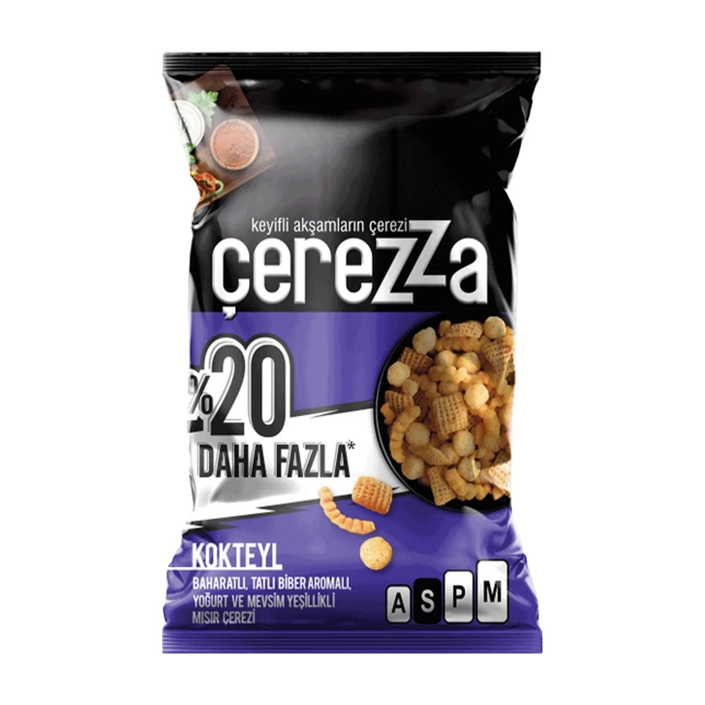 Çerezza Mısır Cipsi Kokteyl 117 Gr