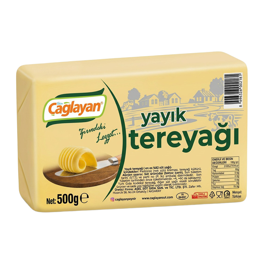 Caglayan PastörizeTereyag 500Gr