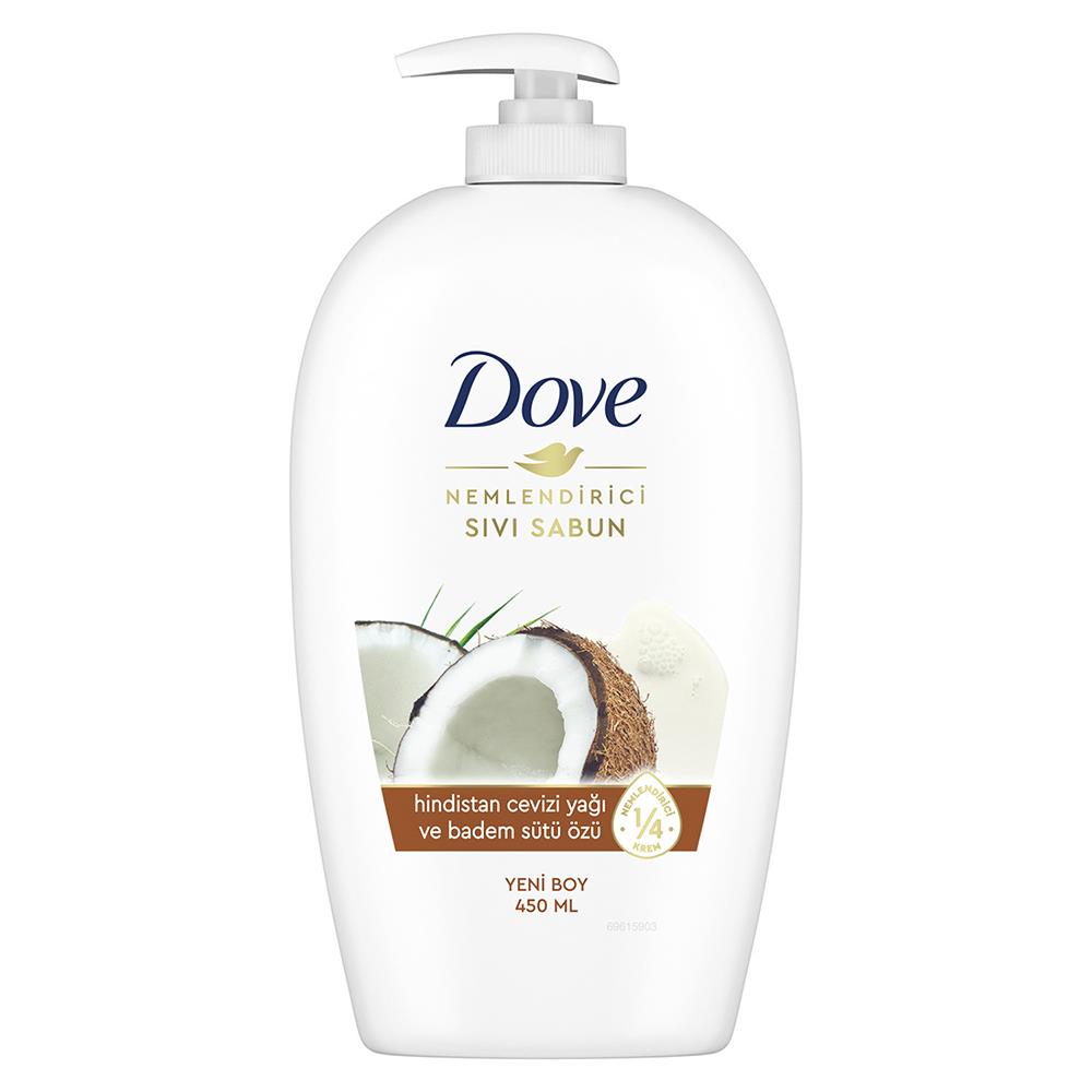 Dove Sıvı Sabun 450Ml Hindistan Ceviz Badem Sütü