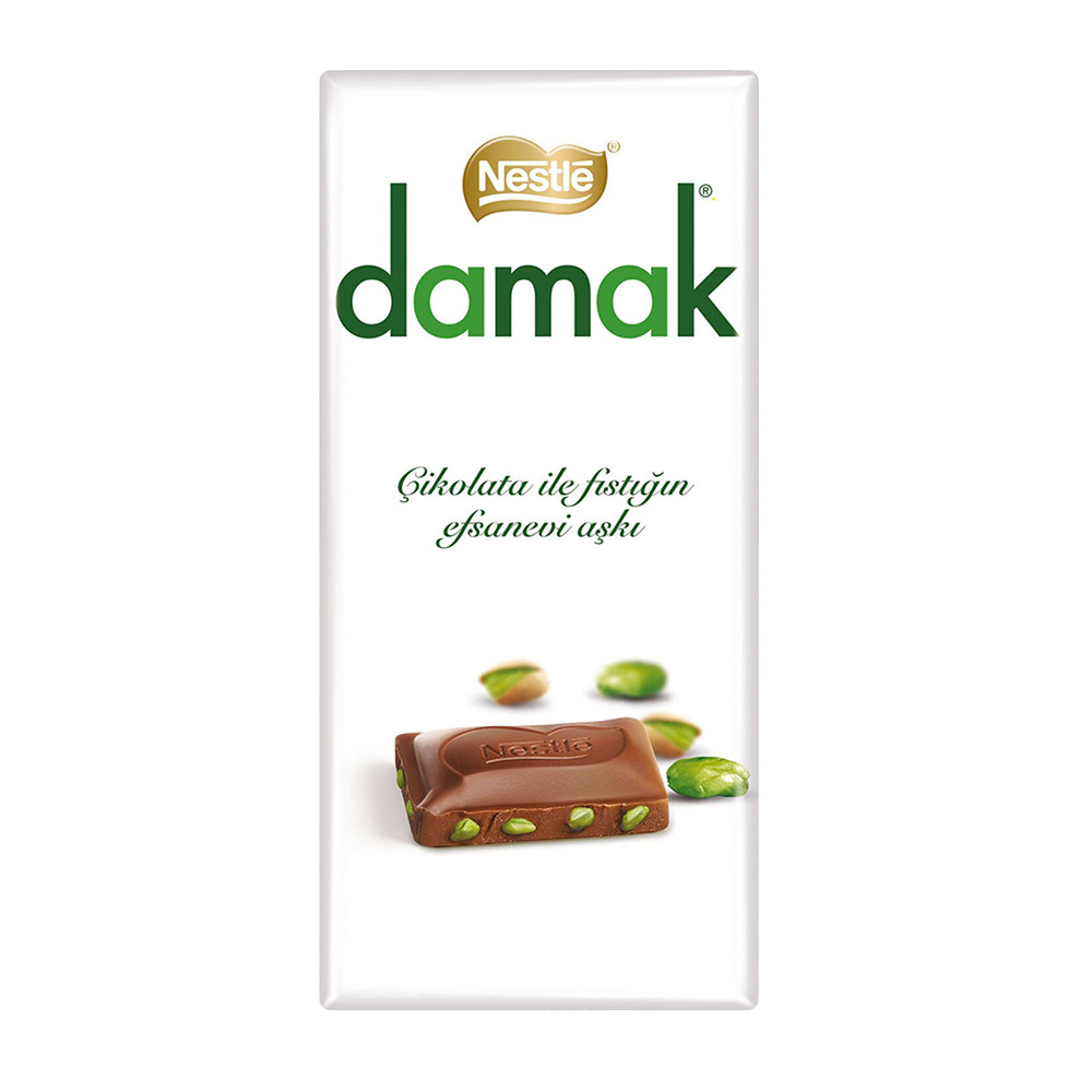 Nestle Damak Antep Fıstıklı Sütlü Çikolata 70 Gr